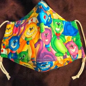 RN Nurse Cat Mask - New